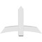 Ekena Millwork Bellingham Architectural Grade PVC Gable Bracket, 48"W x 32"H x 6"D x 6"F, 16/12 Pitch GBP048X32X0606BEL00 - alternate 2